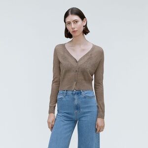 NWOT Everlane Featherweight Alpaca Cardigan